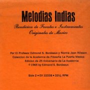 Edmond S. Bordeaux, 'Indian Melodies' (Spanish sticker)