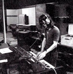 Ian McDonald in the studio at the MkII